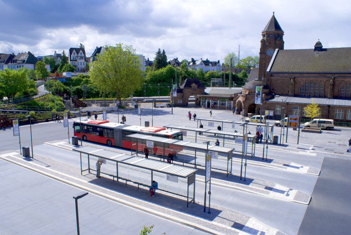 Bahnhofsvorplatz - Foto Peter Eschke