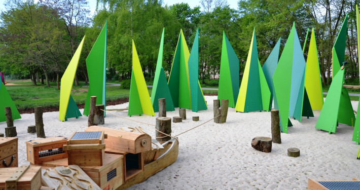 Spielplatz in der Wieseckaue - Foto Stadtplanungsamt