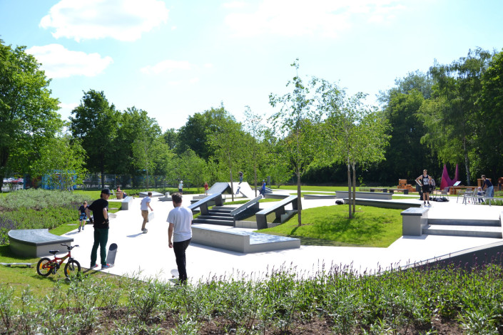 Skateanlage Wieseckaue - Foto Stadtplanungsamt