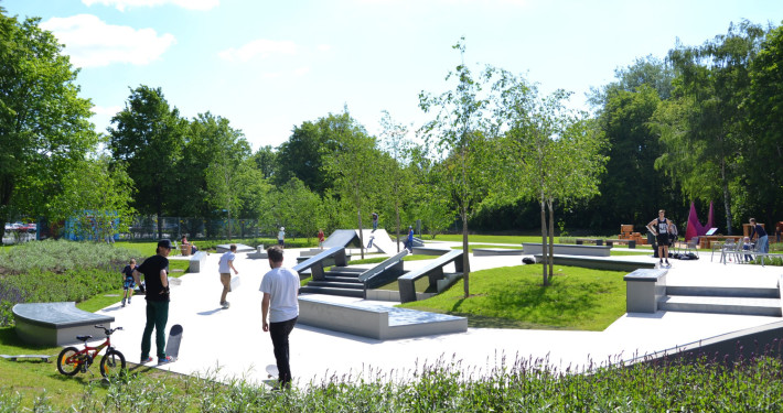 Skateanlage Wieseckaue - Foto Stadtplanungsamt